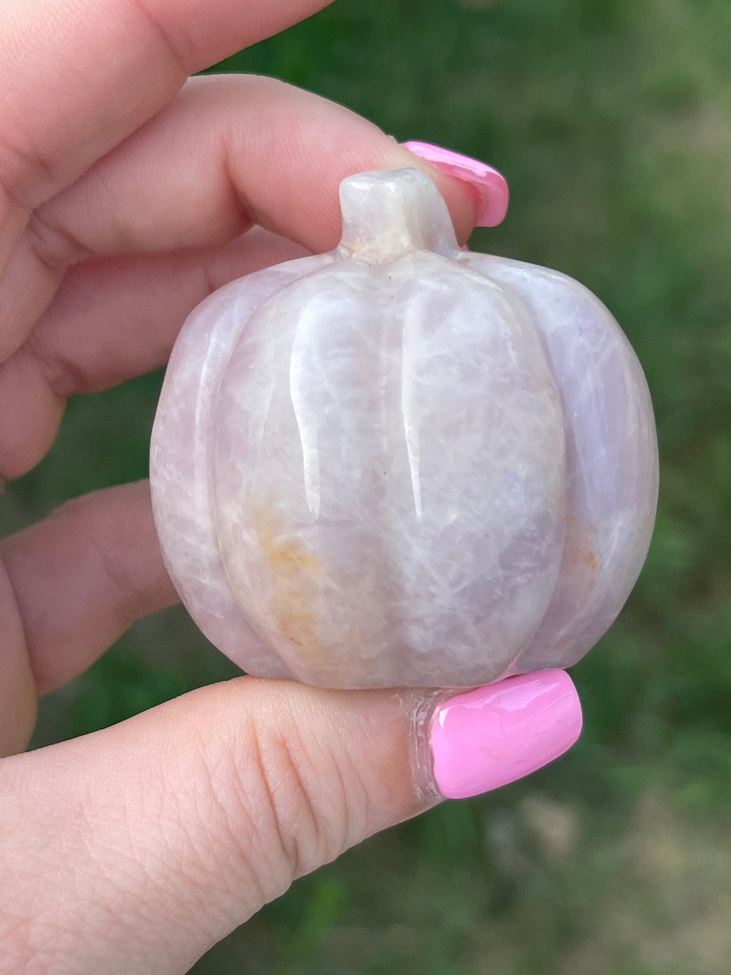 Rose Quartz Halloween Pumpkin Carving