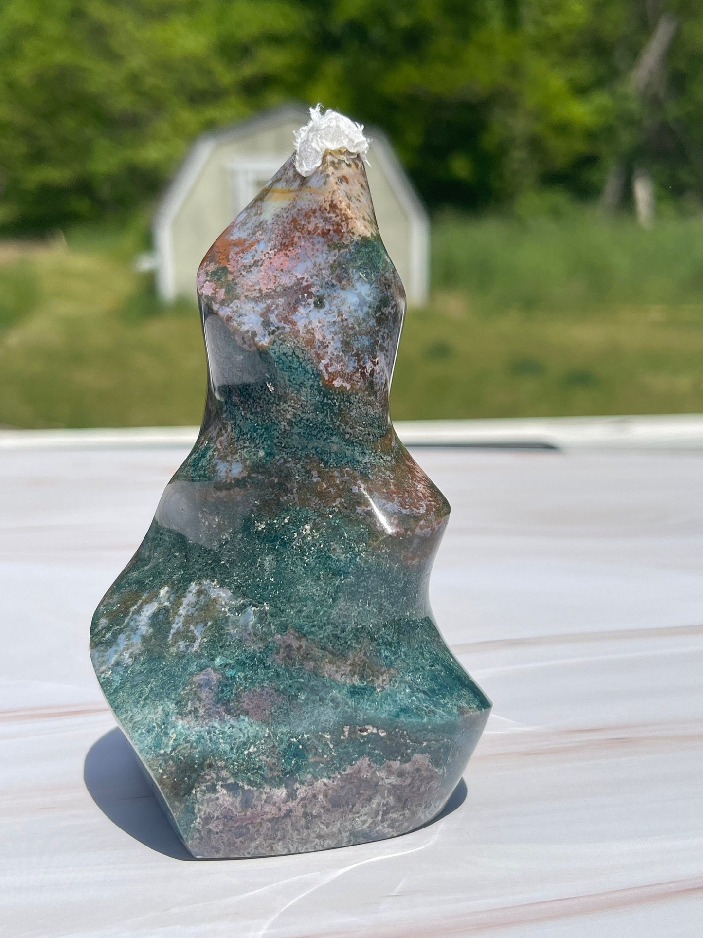 Colorful Ocean Jasper Flame