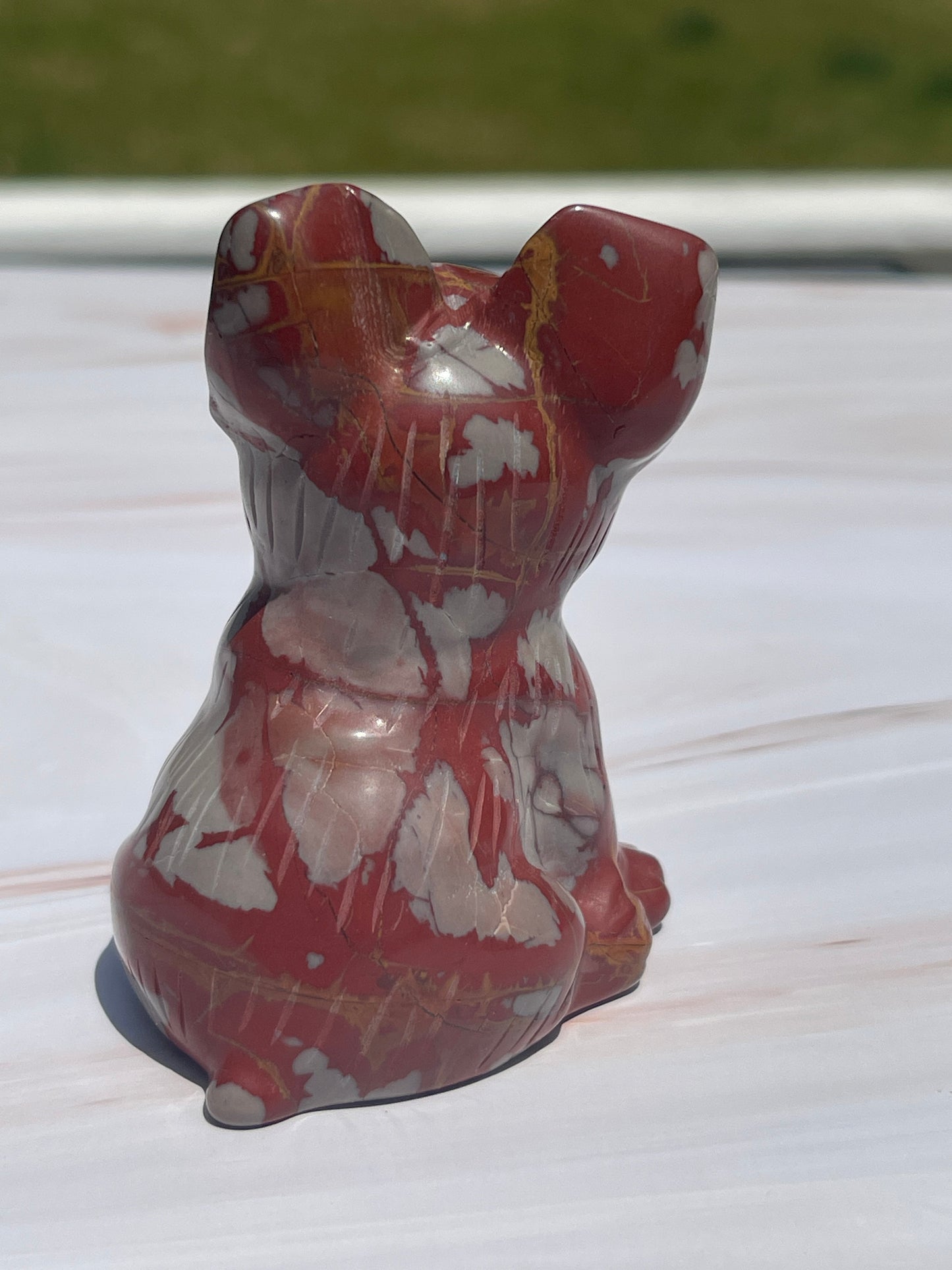 Noreena Jasper French Bulldog Carving