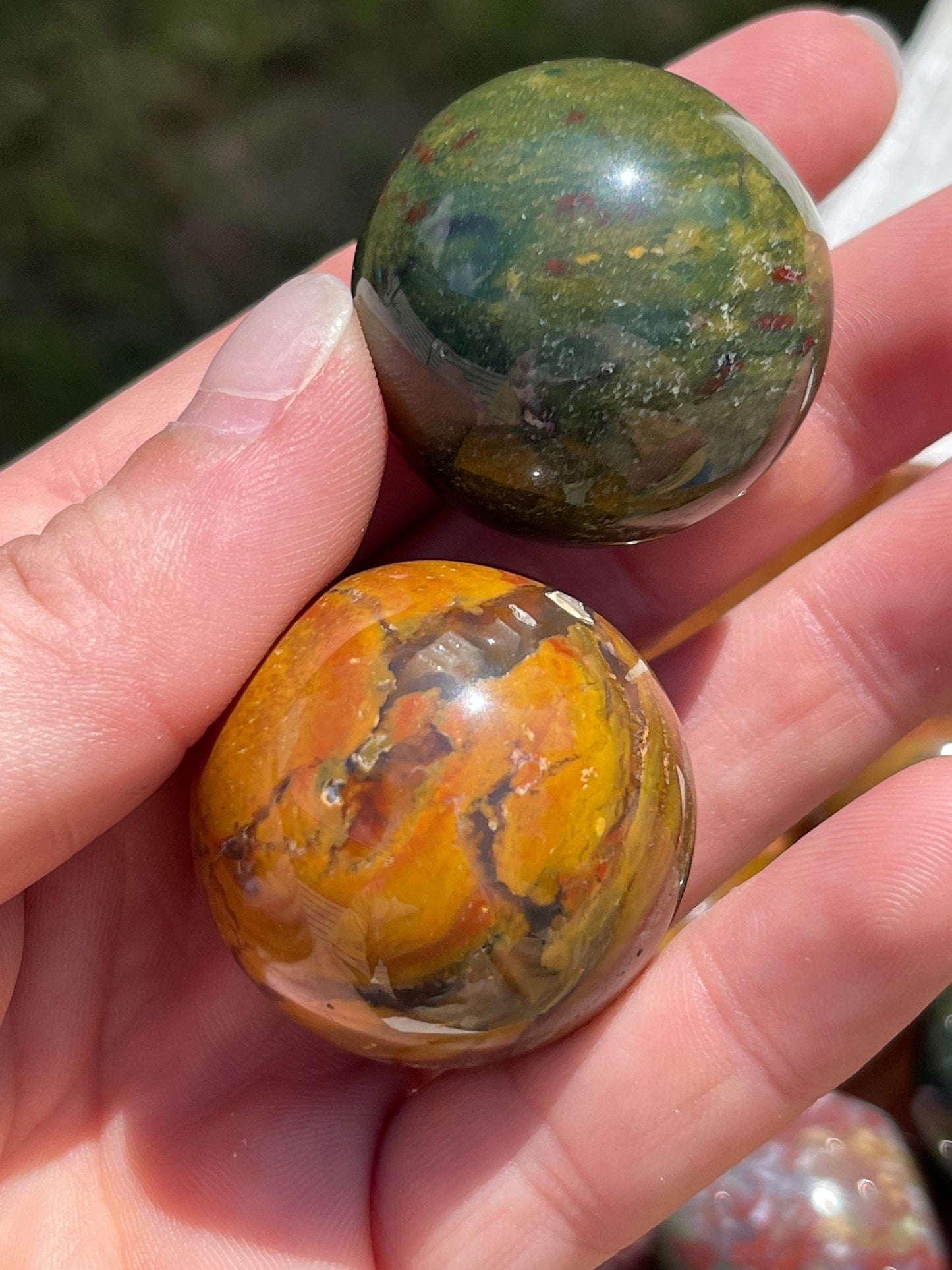1 Small Ocean Jasper Sphere