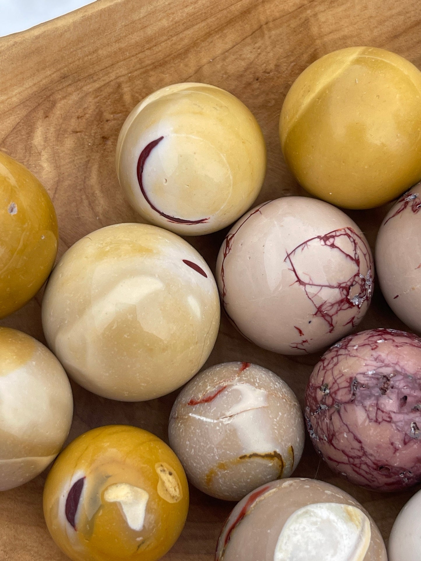 Mookaite Jasper Mini Sphere: Australian Crystal Carving