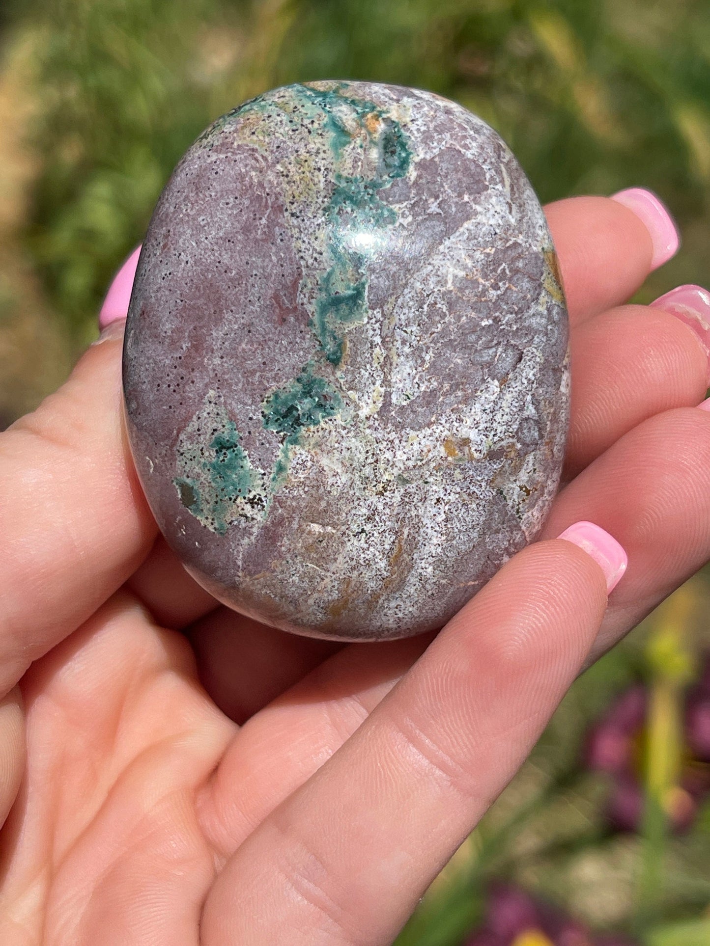 Ocean jasper palm stone