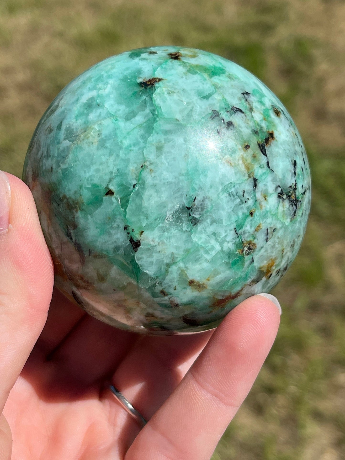 Phoenix lapis | fynchenite sphere