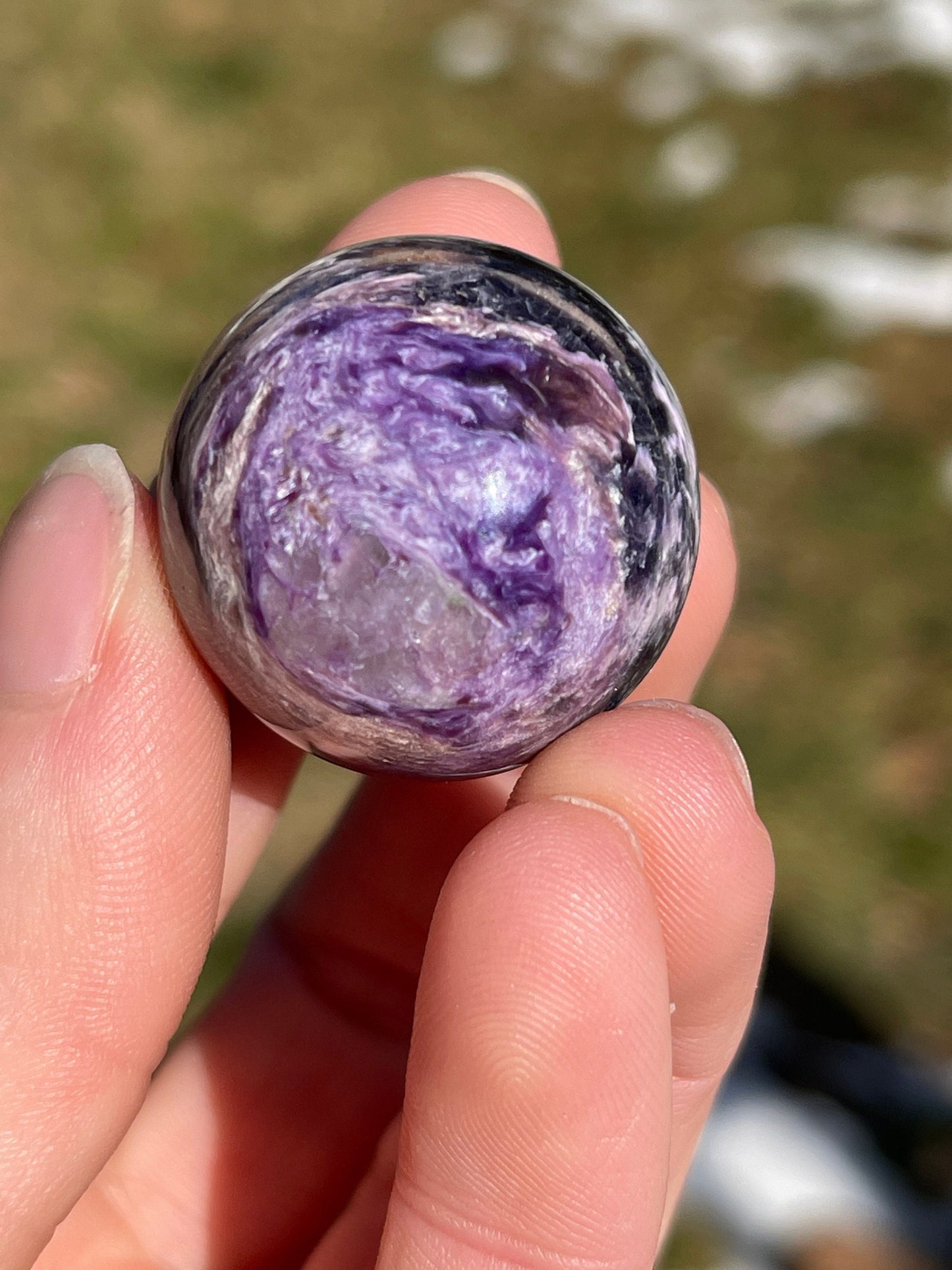 Charoite Mini Crystal Sphere