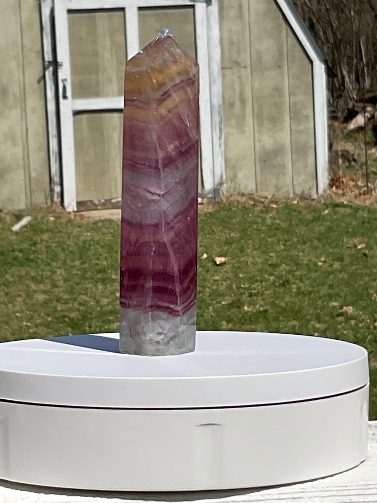 Candy Fluorite Crystal Tower