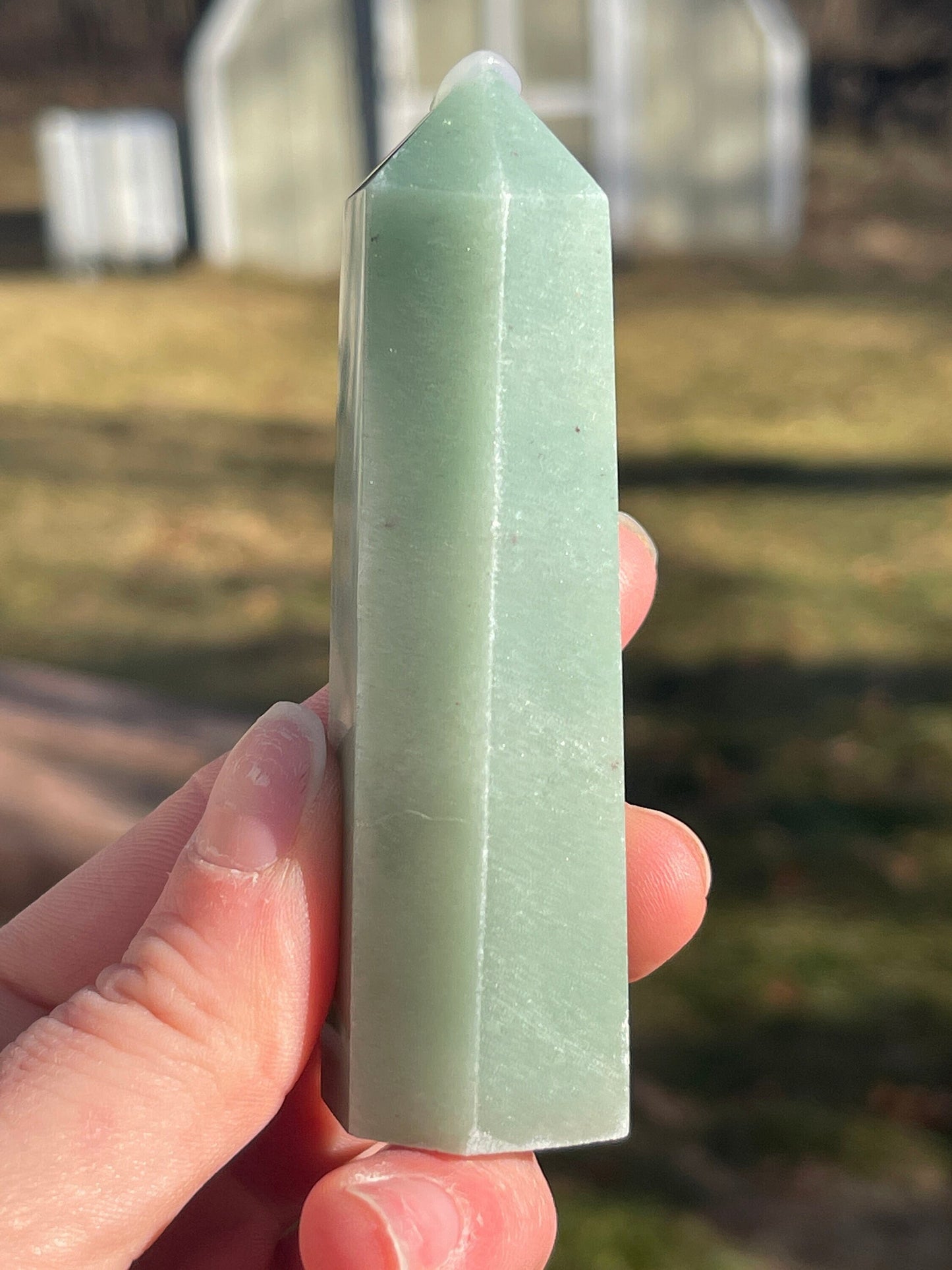 Green Aventurine Crystal Tower