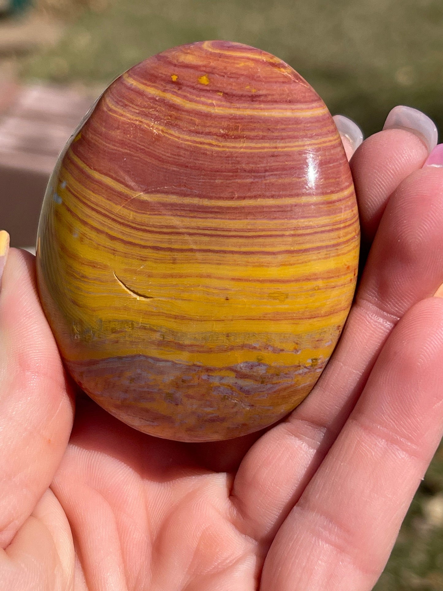 Ocean Jasper Palm Stone