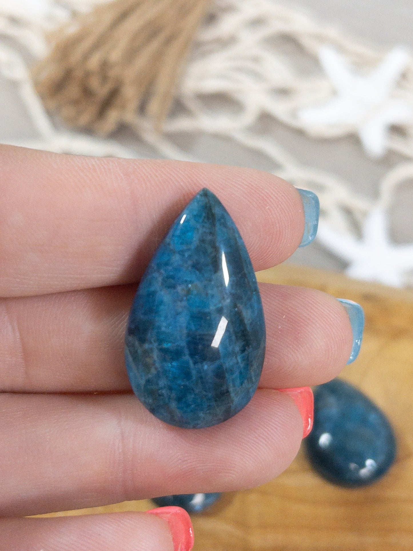 Blue Apatite Cabochon