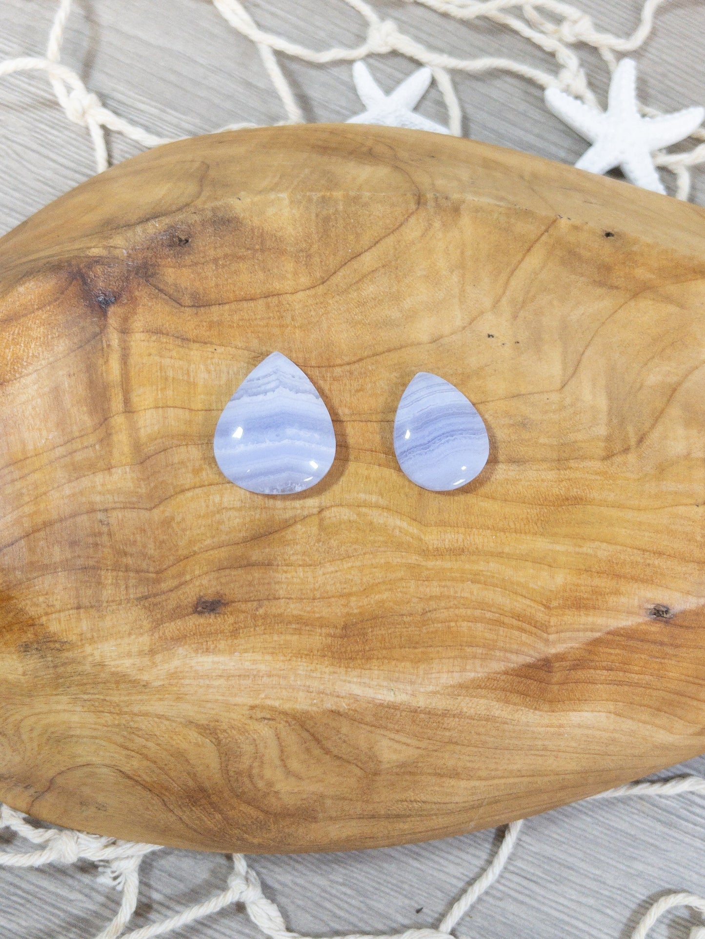 Blue Lace Agate Cabochon