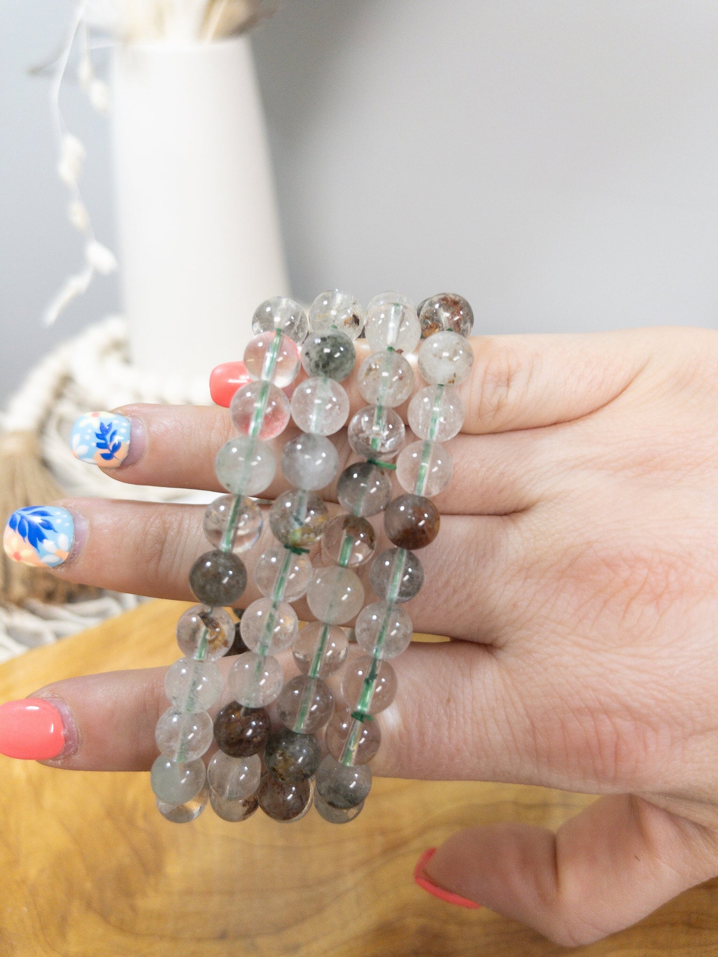 Lodolite Bracelet | Garden Quartz Bracelet