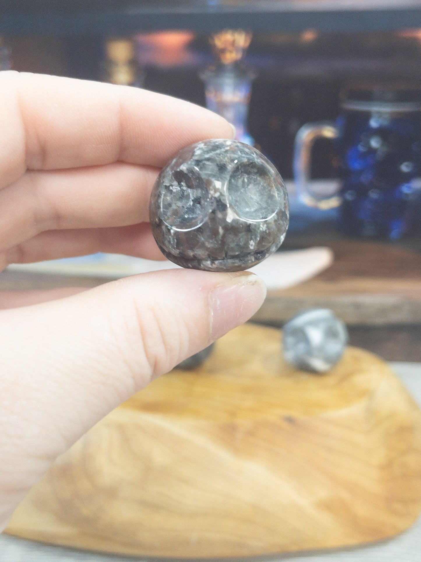 Mini Jack Skellington Skull Carving: Halloween Decoration