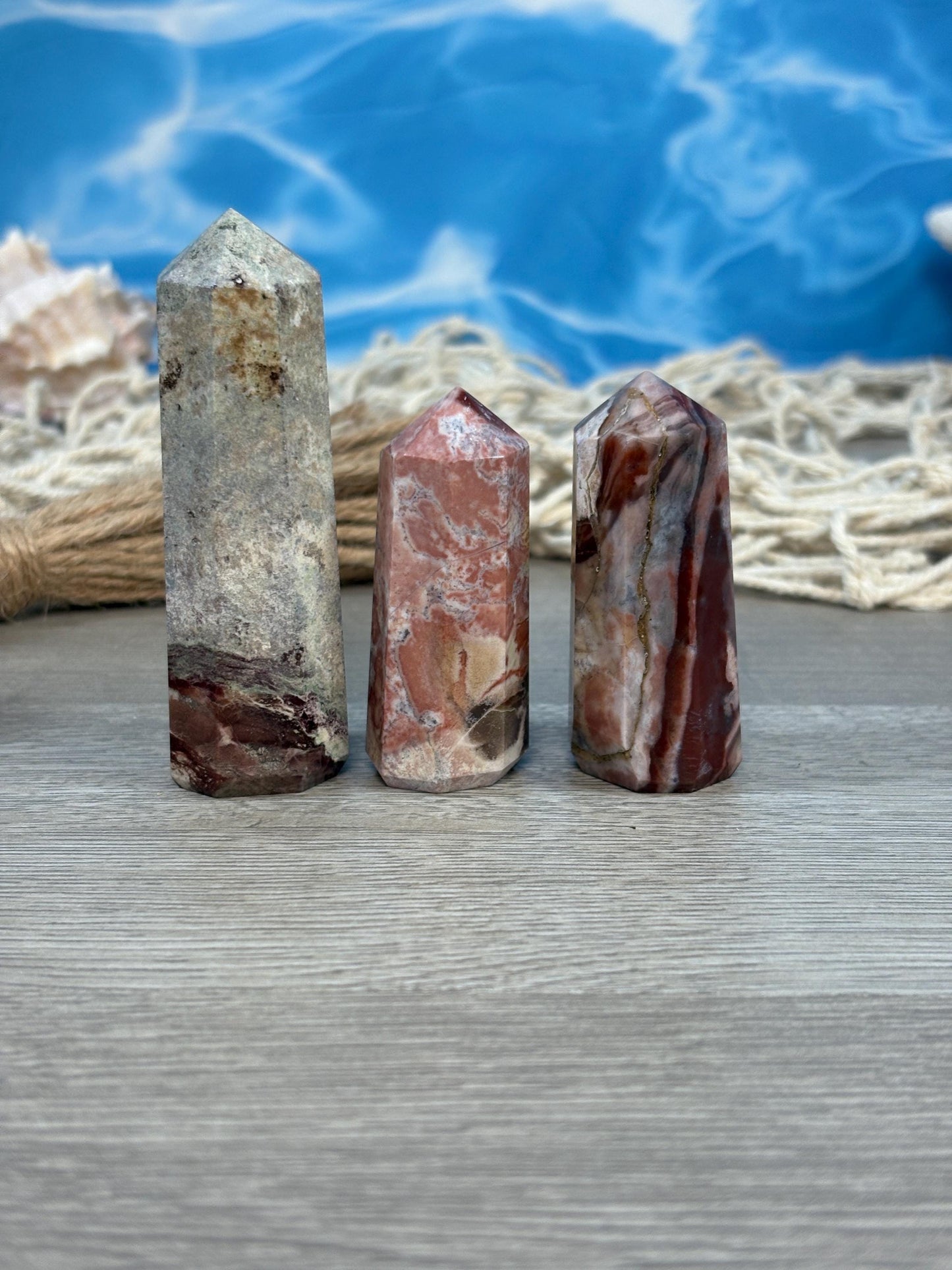 Uniquely Crafted Unicorn Jasper Crystal Towers