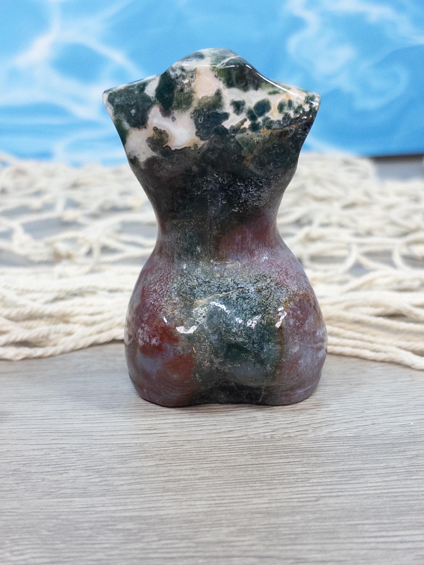 Ocean Jasper Female Body Carving