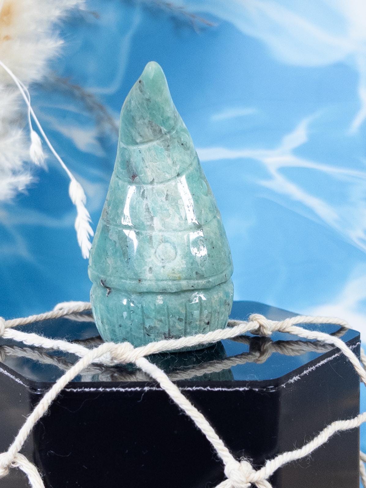 Amazonite Crystal Gnome Carving