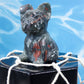 Bloodstone French Bulldog Carving