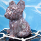 Ocean Jasper French Bulldog Carving