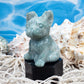 Ammonite French Bulldog Carving