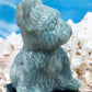 Ammonite French Bulldog Carving