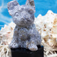Ocean Jasper French Bulldog Carving