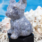 Ocean Jasper French Bulldog Carving