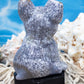 Ocean Jasper French Bulldog Carving