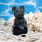 Bloodstone French Bulldog Carving