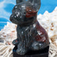 Bloodstone French Bulldog Carving