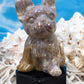 Ocean Jasper French Bulldog Carving
