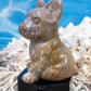 Ocean Jasper French Bulldog Carving