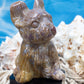 Ocean Jasper French Bulldog Carving