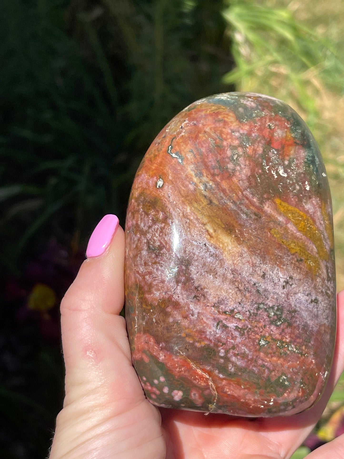 Orbicular Ocean Jasper Freeform