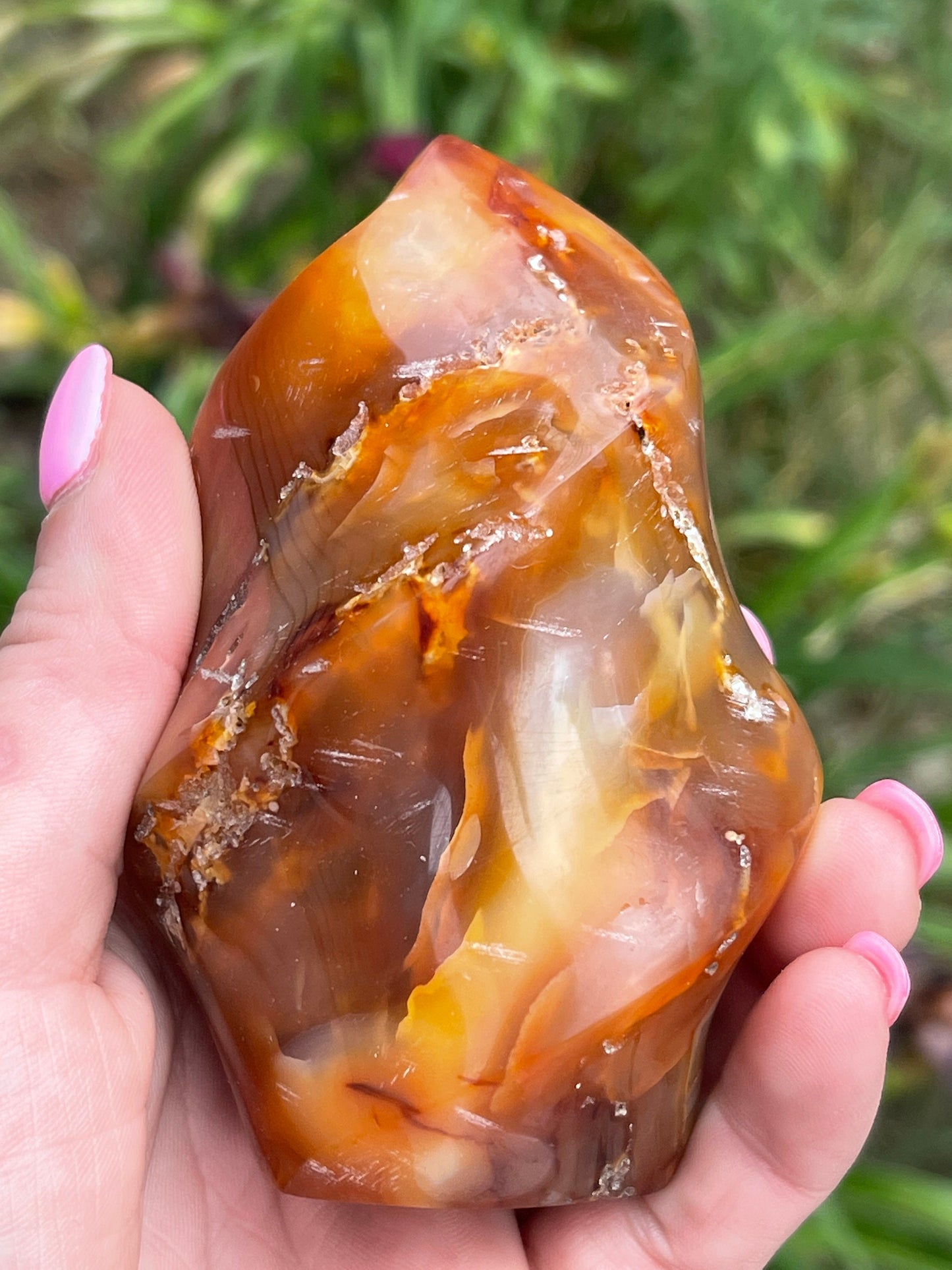 Carnelian Flame Stone