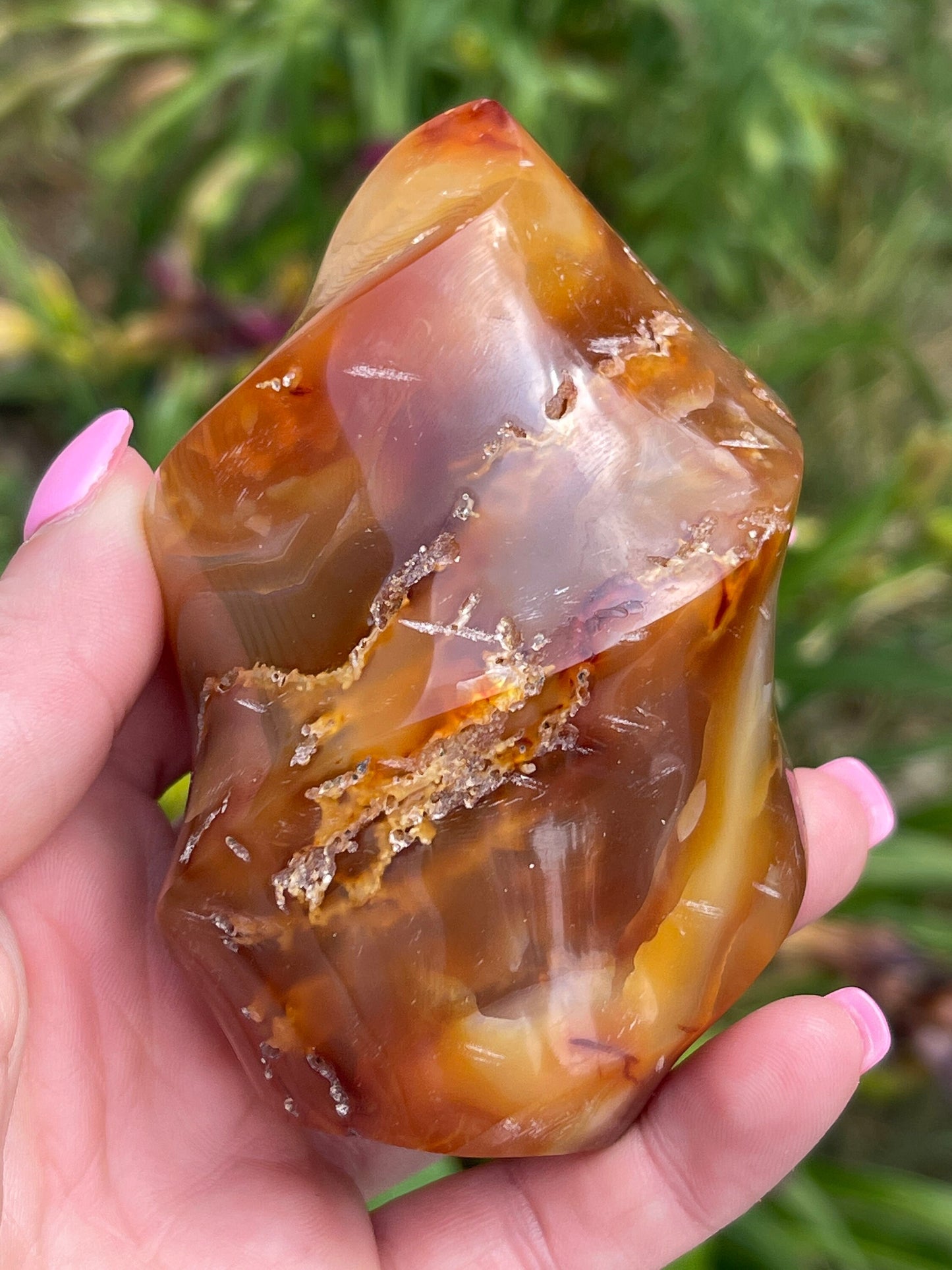 Carnelian Flame Stone
