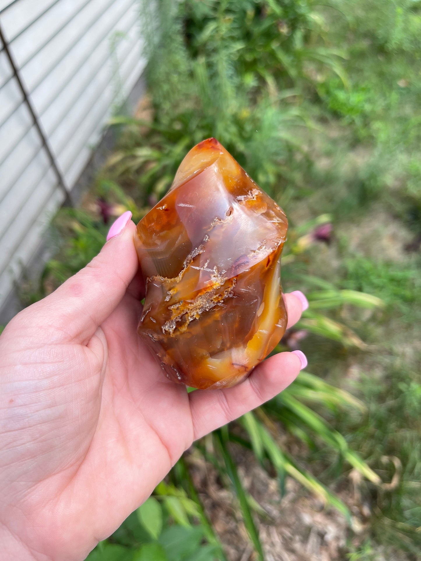 Carnelian Flame Stone
