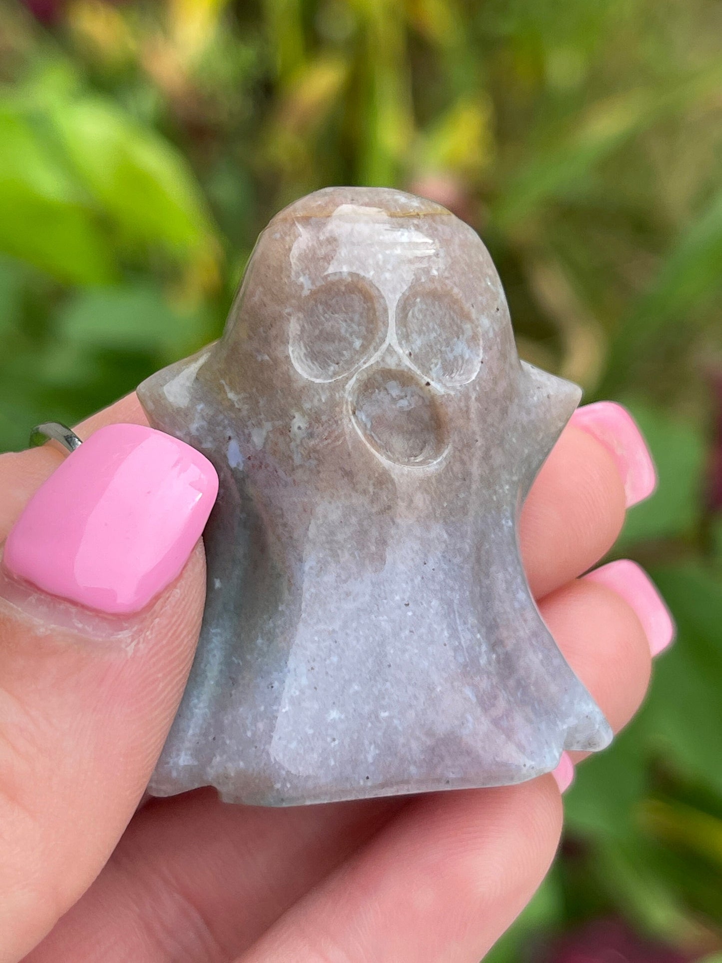 Ocean Jasper Ghost Carving