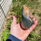 Polychrome Jasper Flame Carving