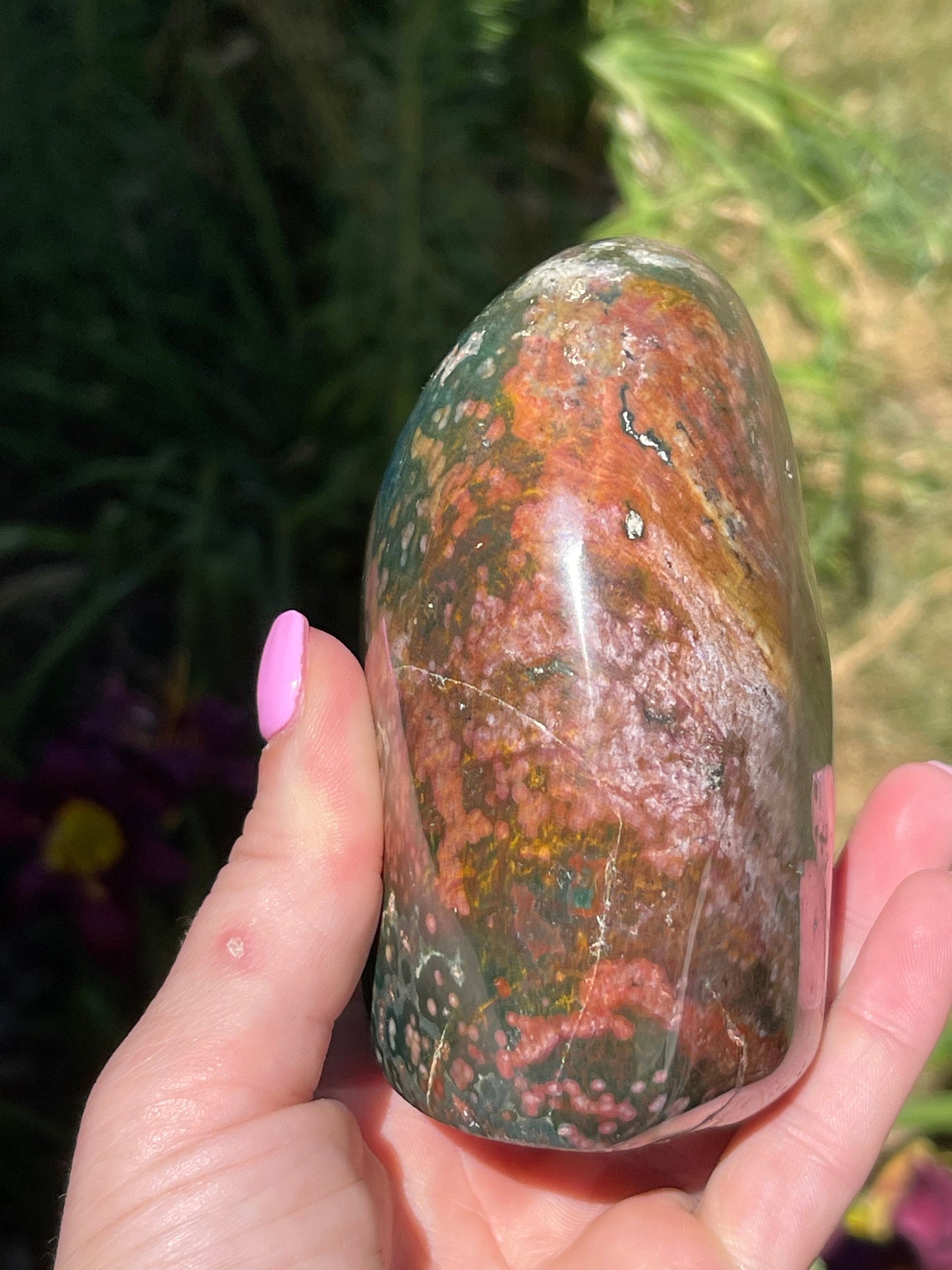 Orbicular Ocean Jasper Freeform