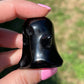 Black Obsidian Halloween Ghost Carving