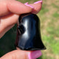 Black Obsidian Halloween Ghost Carving