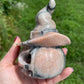 Large Calcite Pumpkin with Witch Hat