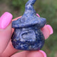 Sodalite Halloween Pumpkin Carving