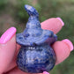Sodalite Halloween Pumpkin Carving