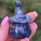 Sodalite Halloween Pumpkin Carving