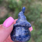 Sodalite Halloween Pumpkin Carving