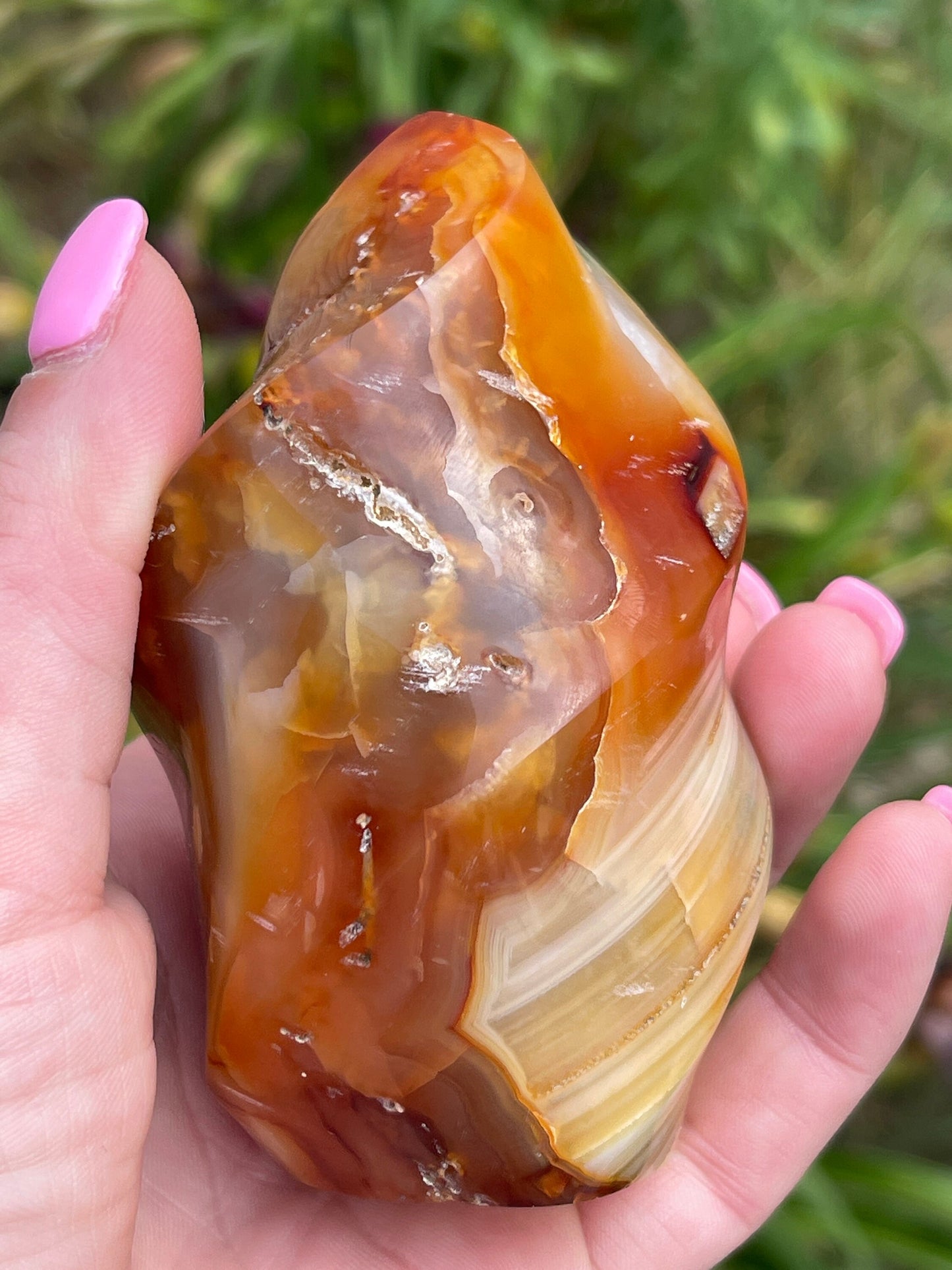 Carnelian Flame Stone