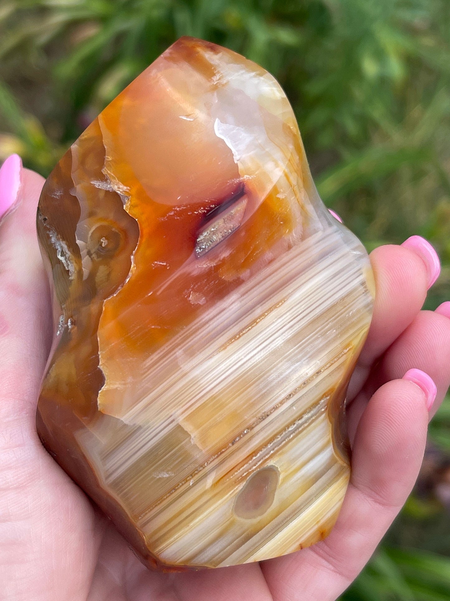 Carnelian Flame Stone