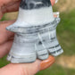 Tai Chi Jasper Halloween Ghost Carving