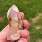 Flower Agate Freeform Carving