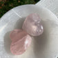 1 Rose Quartz Heart Palm Stone