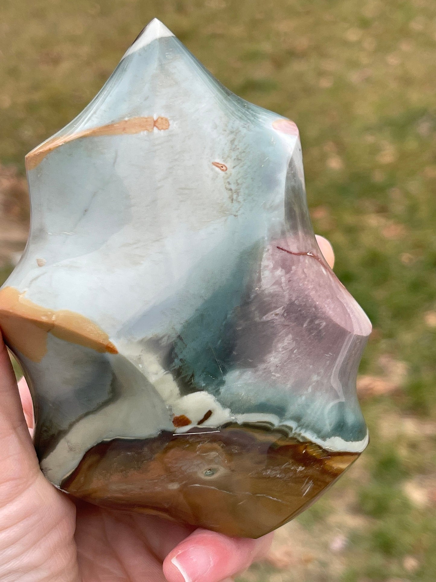 Polychrome Jasper Crystal Flame